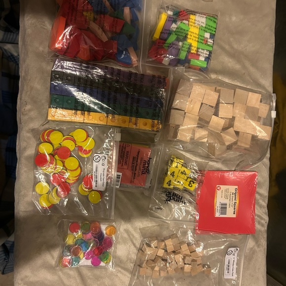 Colorful Educational Math Manipulatives Set. - Picture 2 of 3